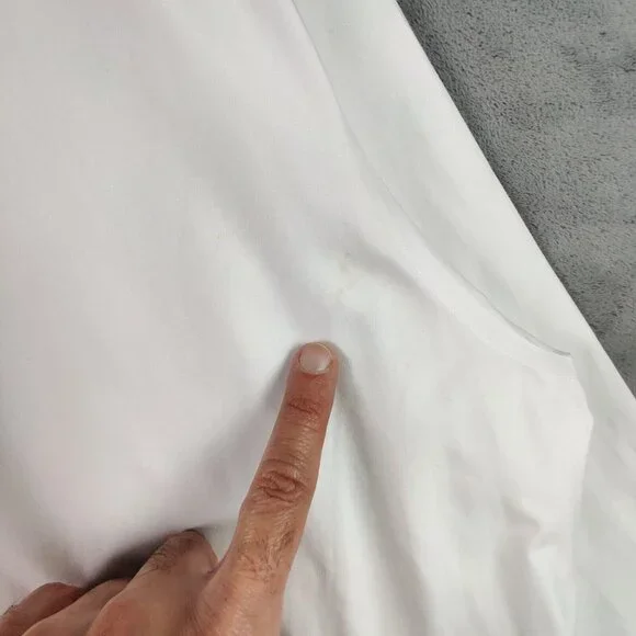 Brooks Brothers Dress Shirt Adult 17.5 4/5 XL 2XL White Button Up Regent Men - Picture 6 of 10